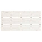 vidaXL Tête de lit murale Blanc 146x3x63 cm Bois massif de pin