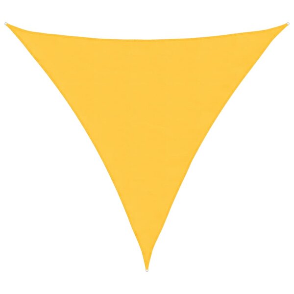 vidaXL Voile de parasol tissu oxford triangulaire 4 5x4 5x4 5 m jaune