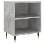 vidaXL Tables de chevet 2 Pièces gris béton 40x30x50 cm bois d'ingénierie
