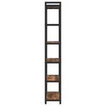 vidaXL Bibliothèque Chêne fumé 60 x 30 x 188 cm Bois d'ingénierie