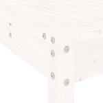 vidaXL Ensemble de bar de jardin 7 Pièces blanc bois de pin massif