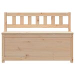vidaXL Banc 110x41x76 5 cm Bois de pin massif