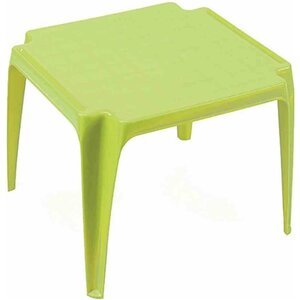 PROGARDEN 47941 - Table enfant vert anis 50 x 50 cm