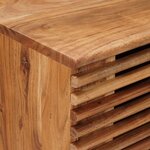 vidaXL Meuble TV avec stockage avec porte Naturel 90 x 30 x 40 cm
