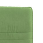vidaXL Chaise de salle à manger Vert clair Velours