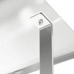 vidaXL Hotte de cheminée Argent 40 x 40 x 37.5 cm Acier inoxydable