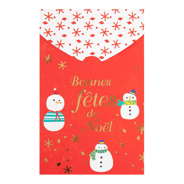 Carte De Vœux Surprise Bonhomme De Neige - Draeger paris