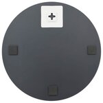 vidaXL Miroir mural sans cadre avec lampes LED Rond Verre