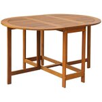 vidaXL Ensemble à manger d'extérieur pliable 5Pièces Bois d'acacia solide