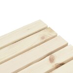 vidaXL Table de jardin 115x55x65 cm bois de sapin massif