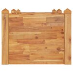 vidaXL Lit surélevé de jardin 160x60x44 cm bois massif d'acacia