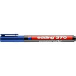 Marqueur Permanent 370 Pointe Fine Bleu 1 mm EDDING