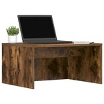 vidaXL Bureau mural Chêne fumé 60 x 45 x 30 cm Bois d'ingénierie