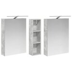 vidaXL Ensemble de Meubles de Salle de Bain 3 Pièces 120 x 14 5 x 70 cm