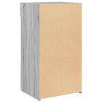 vidaXL Buffet sonoma gris 50x42 5x93 cm bois d'ingénierie