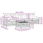 vidaXL Ensemble de canapés d'extérieur 5 pc Naturel et Beige