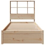 vidaXL Lit bibliothèque sans matelas 100x200 cm bois massif de pin