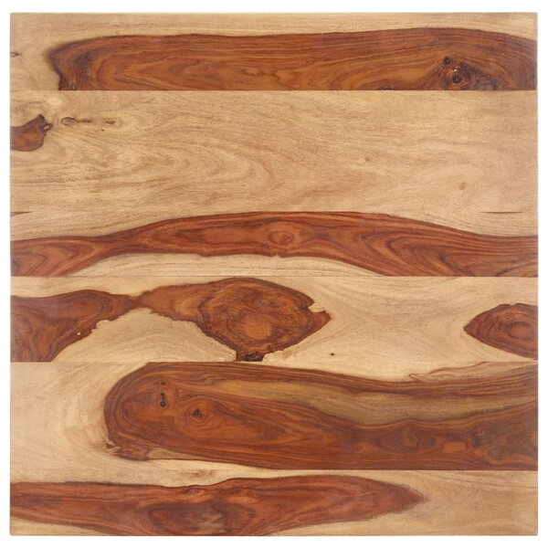 vidaXL Dessus de table Bois solide 25-27 mm 80x80 cm