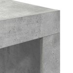 vidaXL Table basse gris béton 50x50x35 cm bois d'ingénierie