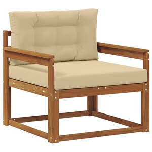 vidaXL Sofa de milieu extérieur Naturel