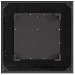 vidaXL Braise Noir 60 x 60 x 30 cm Acier laminé à froid