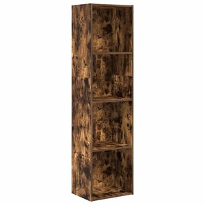 vidaXL Bibliothèque chêne fumé 40x30x152 cm bois d'ingénierie