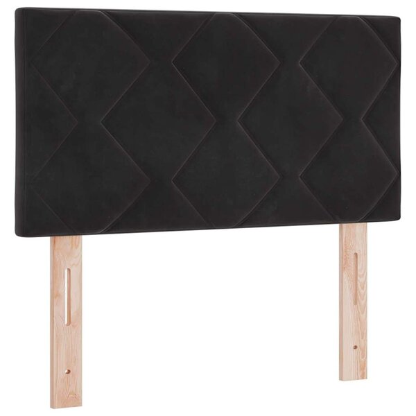 vidaXL Tête de Lit LED avec des lumières à LED Noir 80 cm Velours