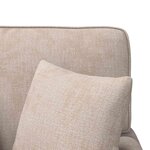 vidaXL Chaise lounge avec jupe Beige 157 x 91 x 91 cm ARES