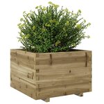 vidaXL Jardinière 70x70x49 5 cm bois de pin imprégné