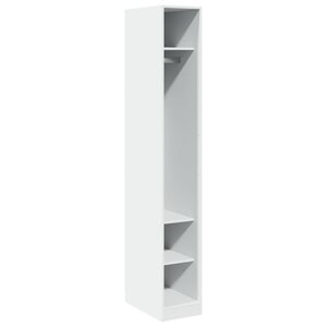 vidaXL Garde-robe Blanc 30x50x200 cm Bois d'ingénierie