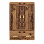 vidaXL Haut Armoire Bois Ancien 69 5 x 31 x 115 cm Bois d'ingénierie