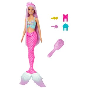 Mattel HRR00 - Barbie Poupée mannequin Fantaisie sirèneà cheveux longs