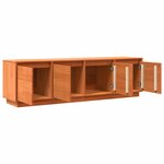 vidaXL Meuble TV Marron 156 x 37 x 45 cm Bois de pin massif