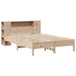vidaXL Lit bibliothèque sans matelas 120x200 cm bois de pin massif