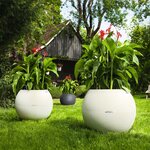 LECHUZA Jardinière PURO Color 50 ALL-IN-ONE diamètre 50 cm blanc