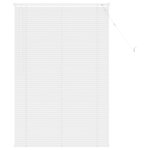 vidaXL Store Vénitien Réglable Blanc 150 x 80 cm PVC