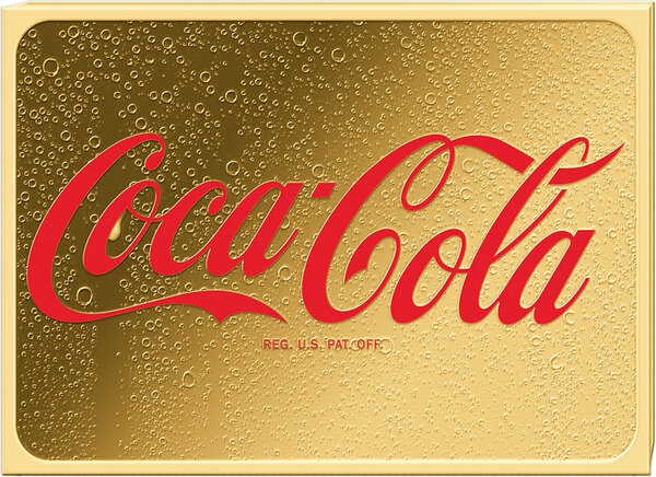 Pièce de monnaie en Or 3000 Francs g 0.062 (1/500 oz) Millésime 2023 Through the Decades CLASSIC COCA COLA