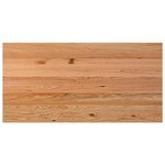 vidaXL Table à manger avec bord naturel 200x100x74cm bois massif chêne