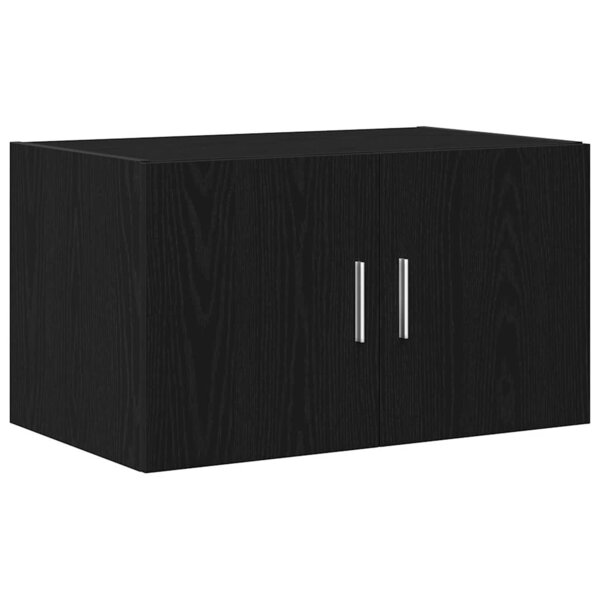 Cabinet mural vidaXL Noir Chêne 70x42 5x40 cm en bois d'ingénierie