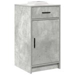 vidaXL Table de Toilette 2 Pièces Gris 50 x 41 x 135 cm Bois d'ingénierie