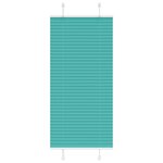 vidaXL Store plissé vert pétrole 55x150 cm largeur du tissu 54 4 cm