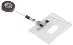 porte-badge  en PVC flexible  85 x 54 mm DURABLE