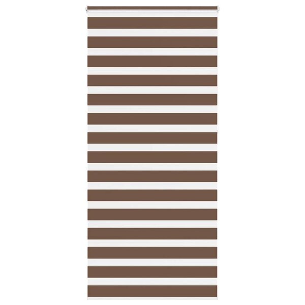 vidaXL Store zèbre marron 110x230cm largeur du tissu 105 9cm polyester