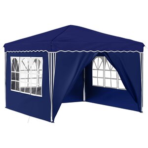 vidaXL Tente de fête pop-up 288 x 288 x 245 cm Bleu Tissu Oxford