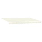 vidaXL Auvent Manuel Rétractable Crème 500x300 cm