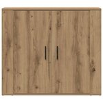 vidaXL Buffet chêne artisanal 80x33x70 cm bois d'ingénierie
