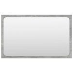 vidaXL Ensemble de meubles de salle de bain 3 Pièces gris béton