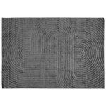 vidaXL Tapis de surface HUARTE Anthracite 230 x 160 cm Polyester