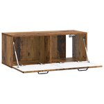 vidaXL Meuble TV mural Bois ancien 78 5 x 31 x 30 cm Bois d'ingénierie