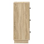 vidaXL Armoire à tiroirs Chêne Sonoma 33 x 34 5 x 87 cm